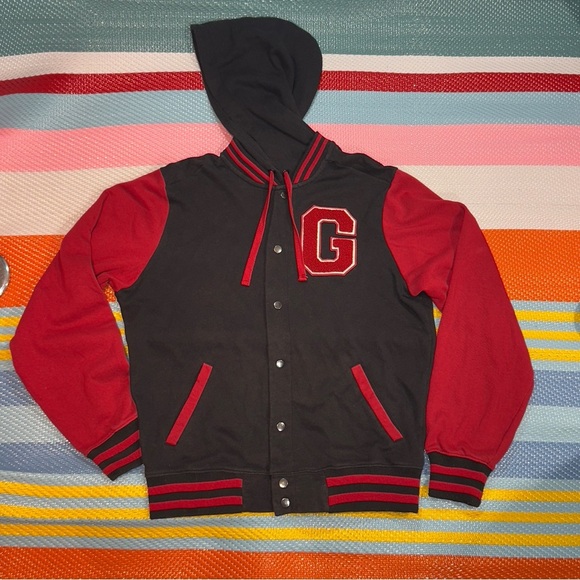 Warner Bros. Harry Potter GRYFFINDOR Black Red Hoodie Men’s Size Medium - Picture 2 of 3